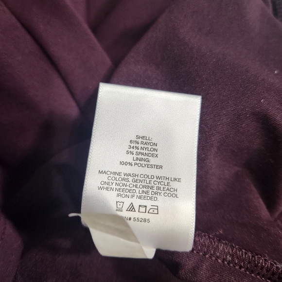 Express Burgundy  Blouse - Picture 7 of 10